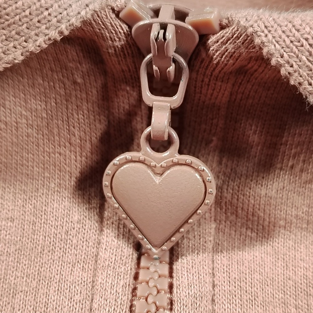 Vtg‎ Alfred Dunner Womens Pullover Sweater Embroidered Hearts Floral Pink sz  PL - Picture 4 of 13